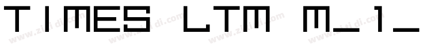 times LTM M_1_1000字体转换